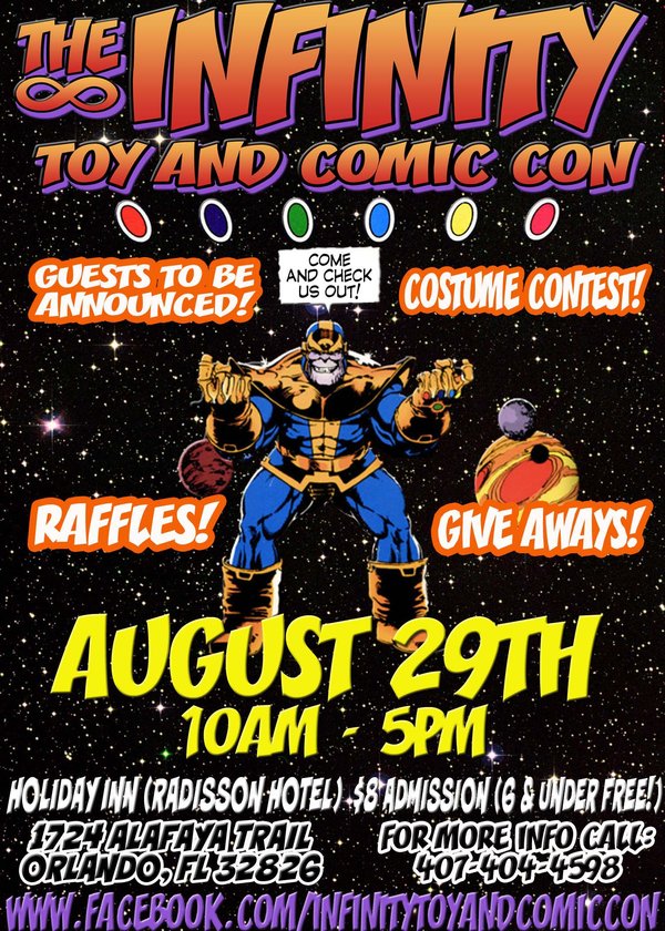 Win Free Tickets to the Infinity Toy & Comic Con at Nerd Nite!
